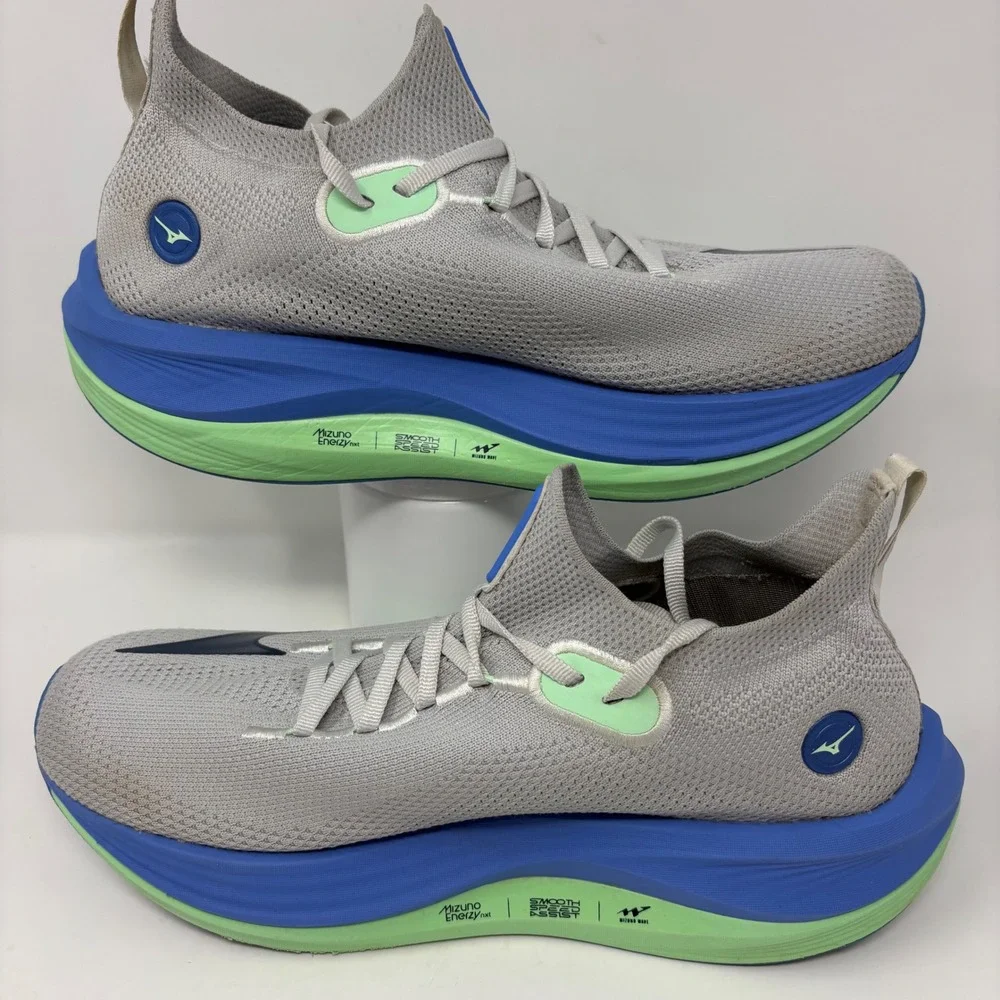 Mizuno Neo Vista Men's Size 9 Grey Blue Green Running Shoes (J1GC243451)